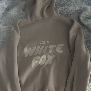Offstage White Fox Hoodie in Moon